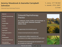 Tablet Screenshot of cotswoldpsychotherapypractice.co.uk